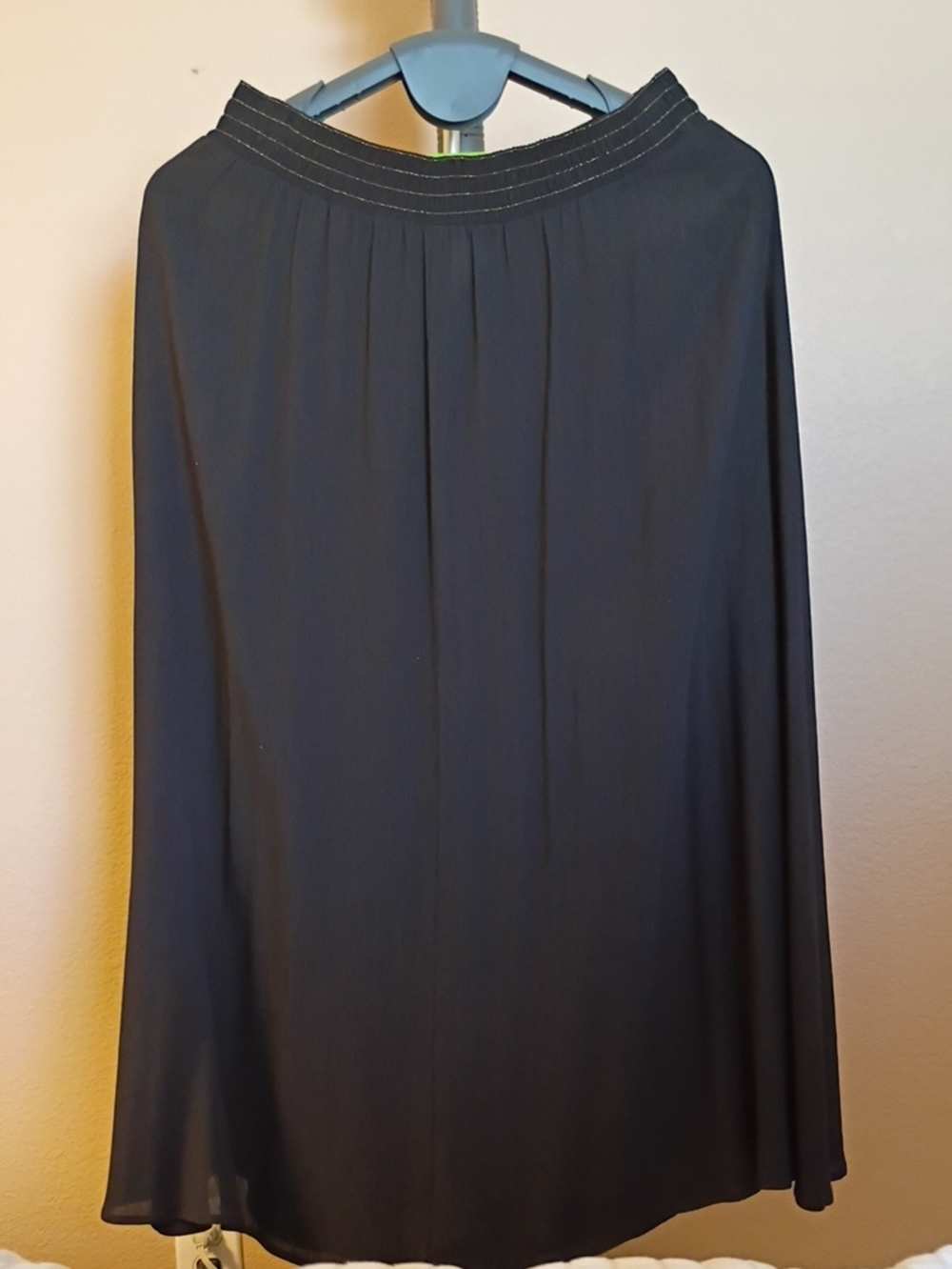 MELROSE Women's Black A-Line Midi Skirt Size 14